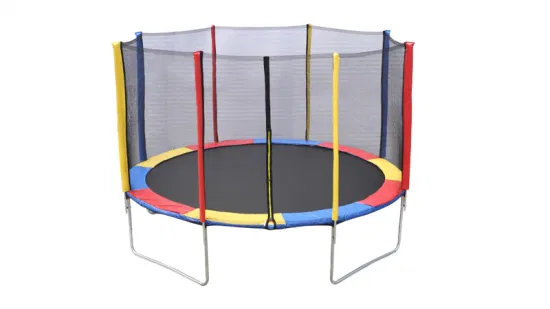 Trampolino rotondo professionale per adulti e bambini che saltano con tenda