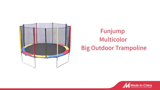 Funjump Fancy Garden Square Trampolino da letto per bambini da 8 piedi